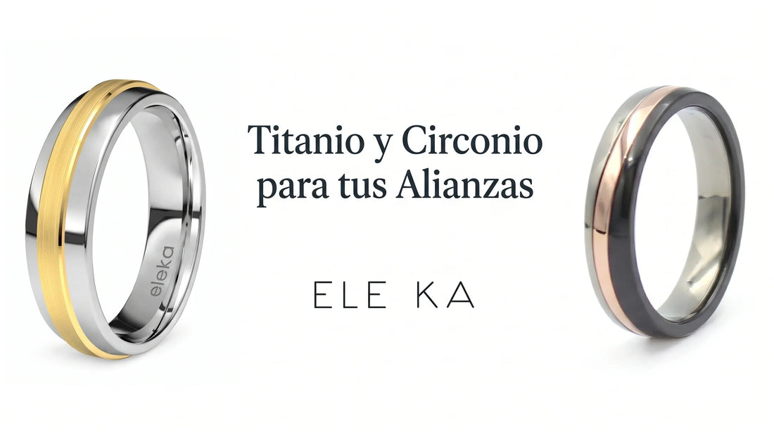 coleccion titanio y circonio alianzas de ELE KA