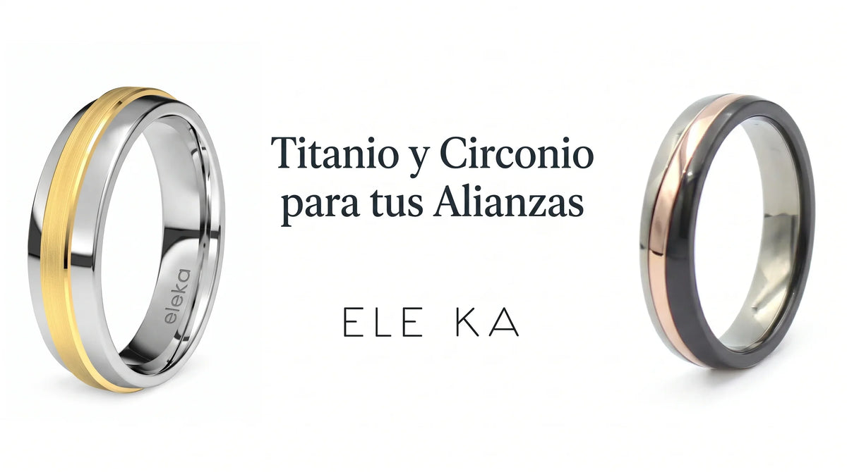 coleccion titanio y circonio alianzas de ELE KA