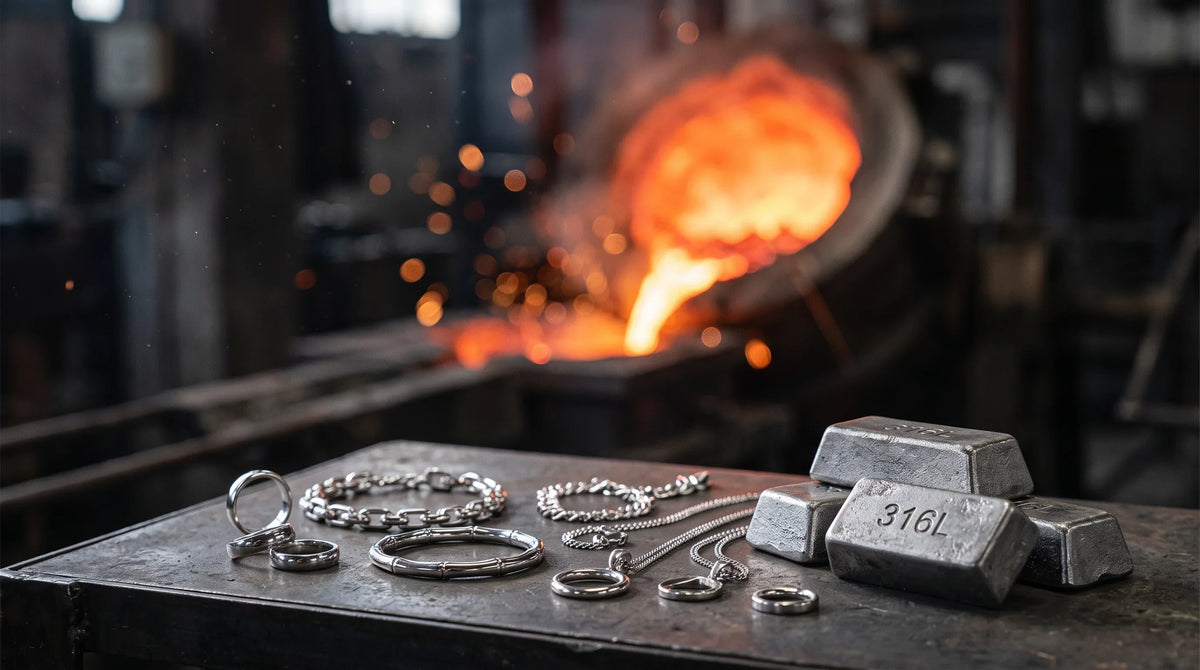joyas de acero 316L