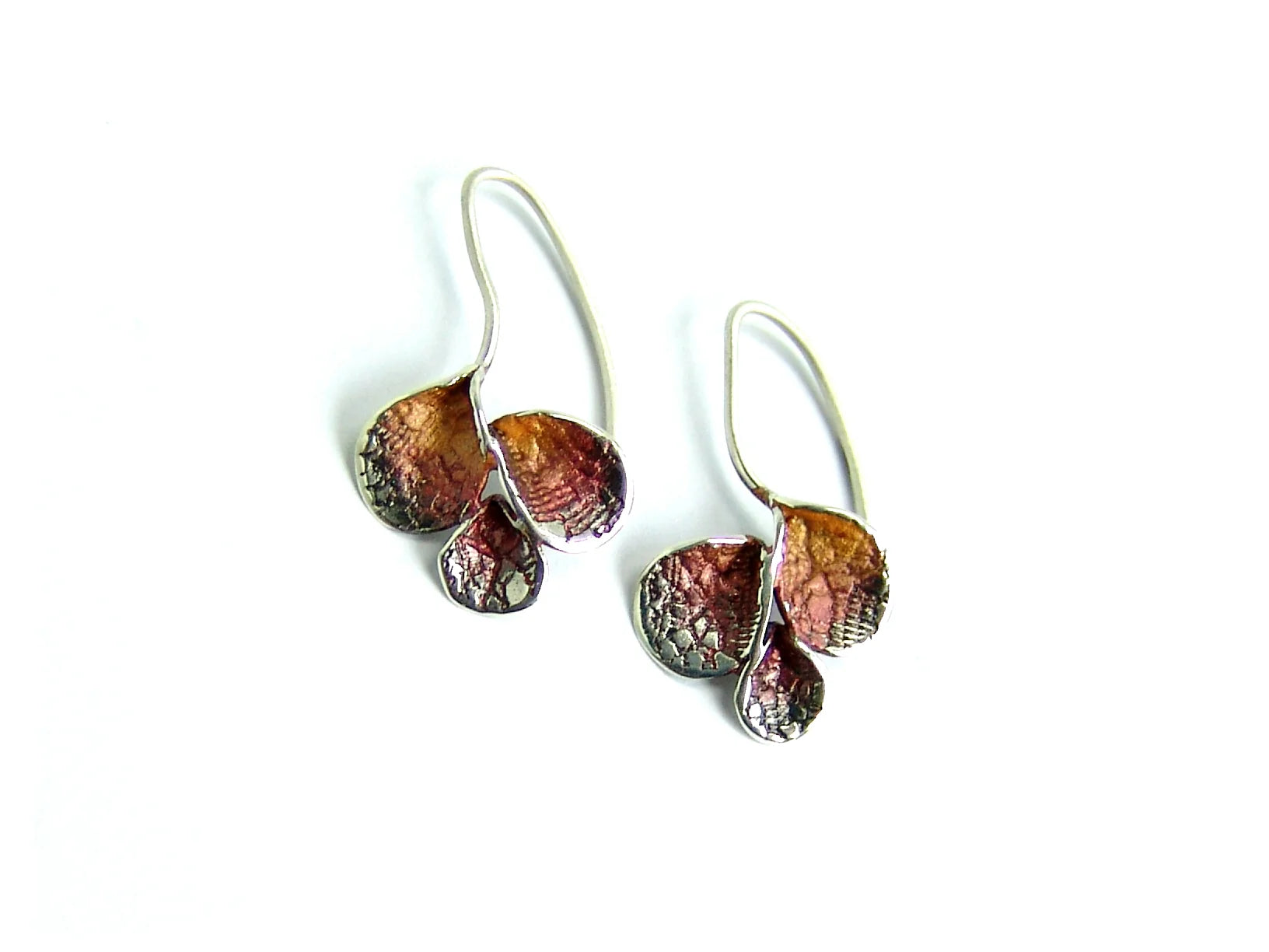 Pendientes para Mujer Pétalos de Plata Orfega