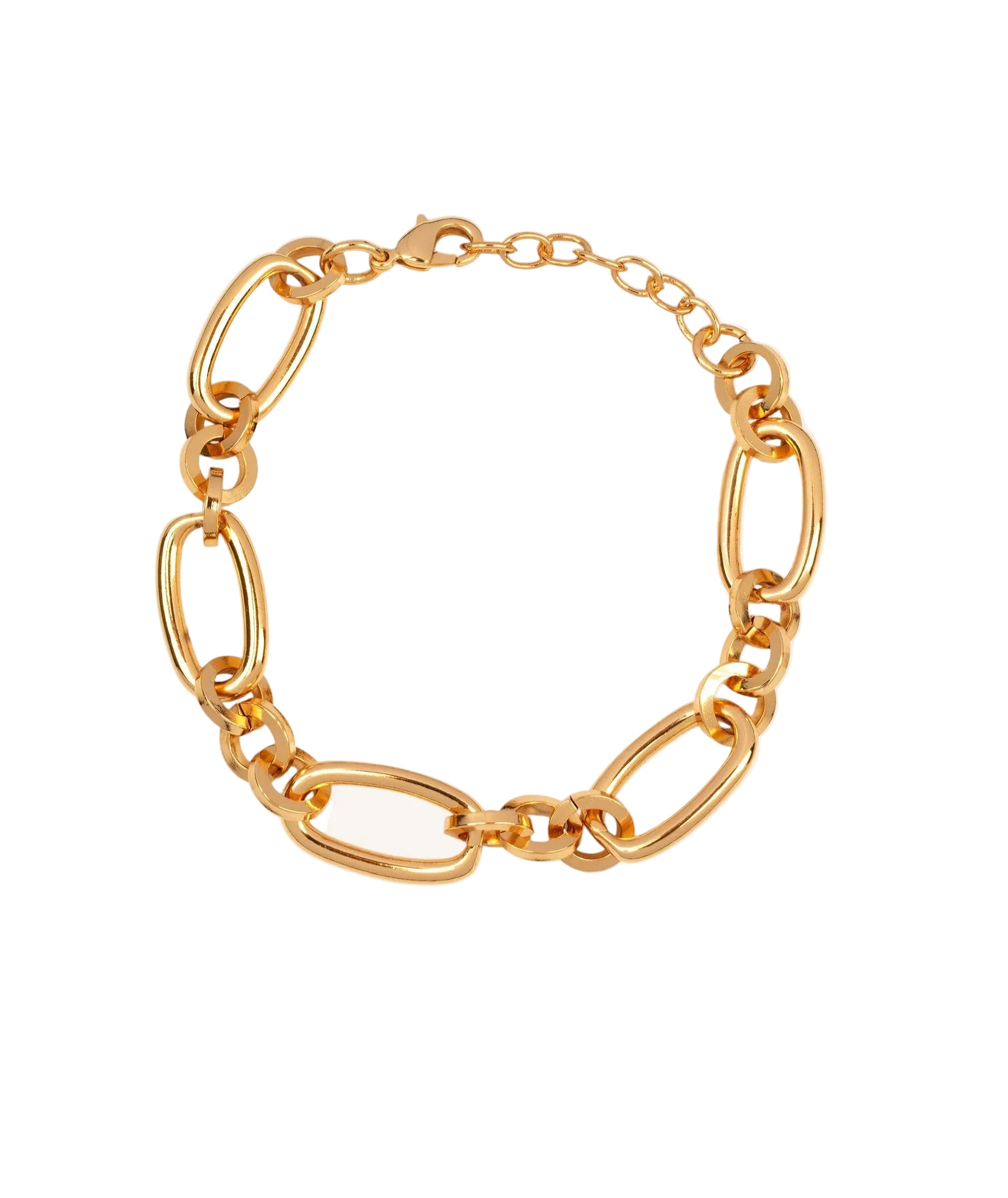Pulsera para Mujer Essentials Eslabones Ovalados Chapado Oro 18Kt