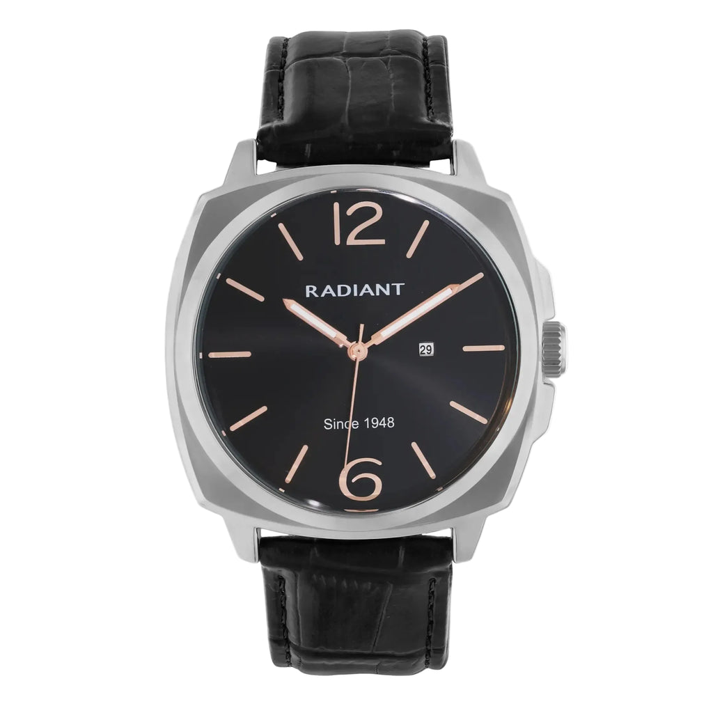 reloj hombre radiant cuero negro
