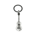 Llavero GUITARRA de Acero Bañado en Plata para Hombre y para Mujer Otros Regalos