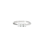 Anillo para Mujer de Plata con 3 Diamantes Lab-grown 0,09 quilates Trilogy Mabina