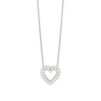 colgante para mujer corazón circonitas