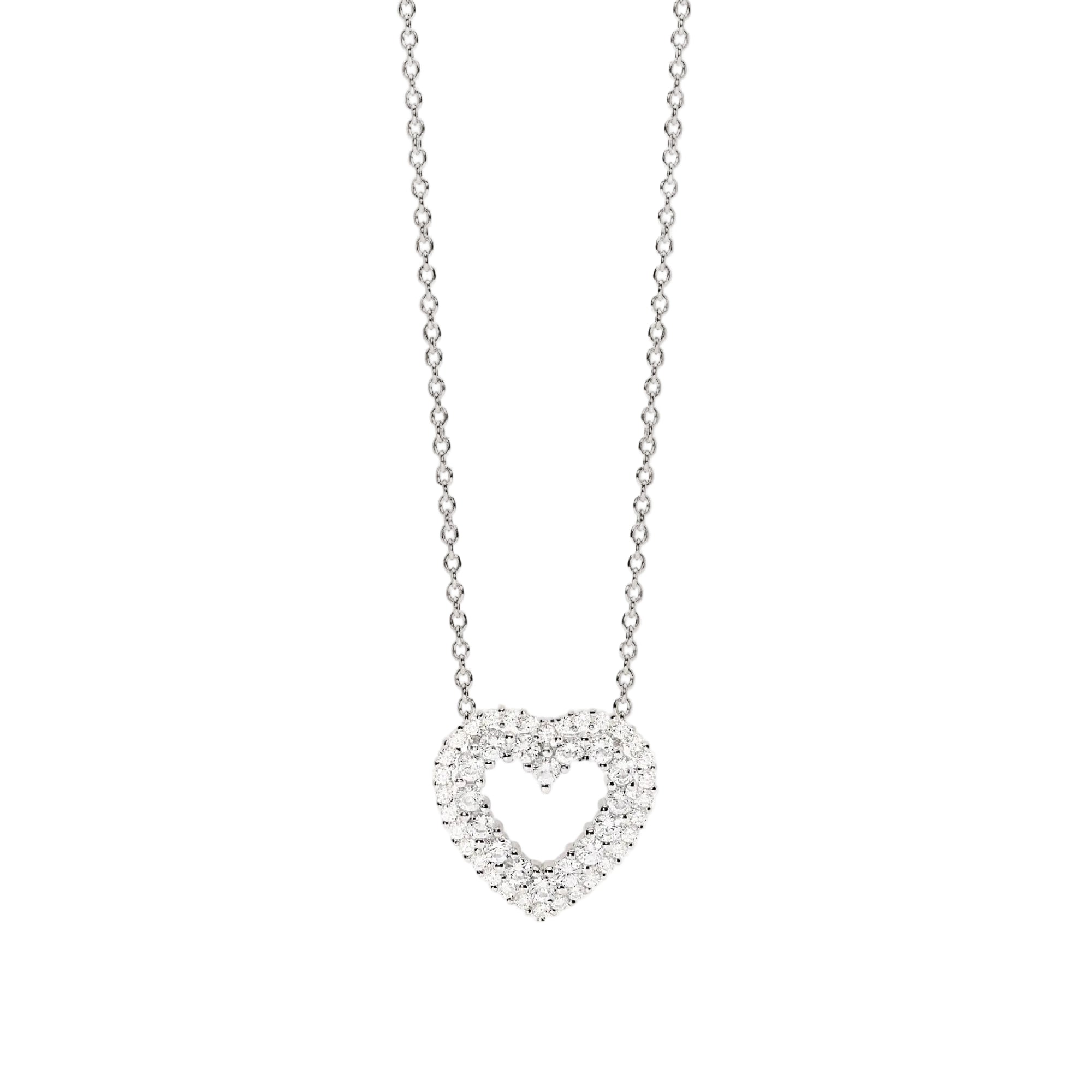 colgante para mujer corazón circonitas