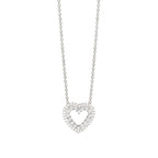 gargantilla para mujer corazon circonitas mabina