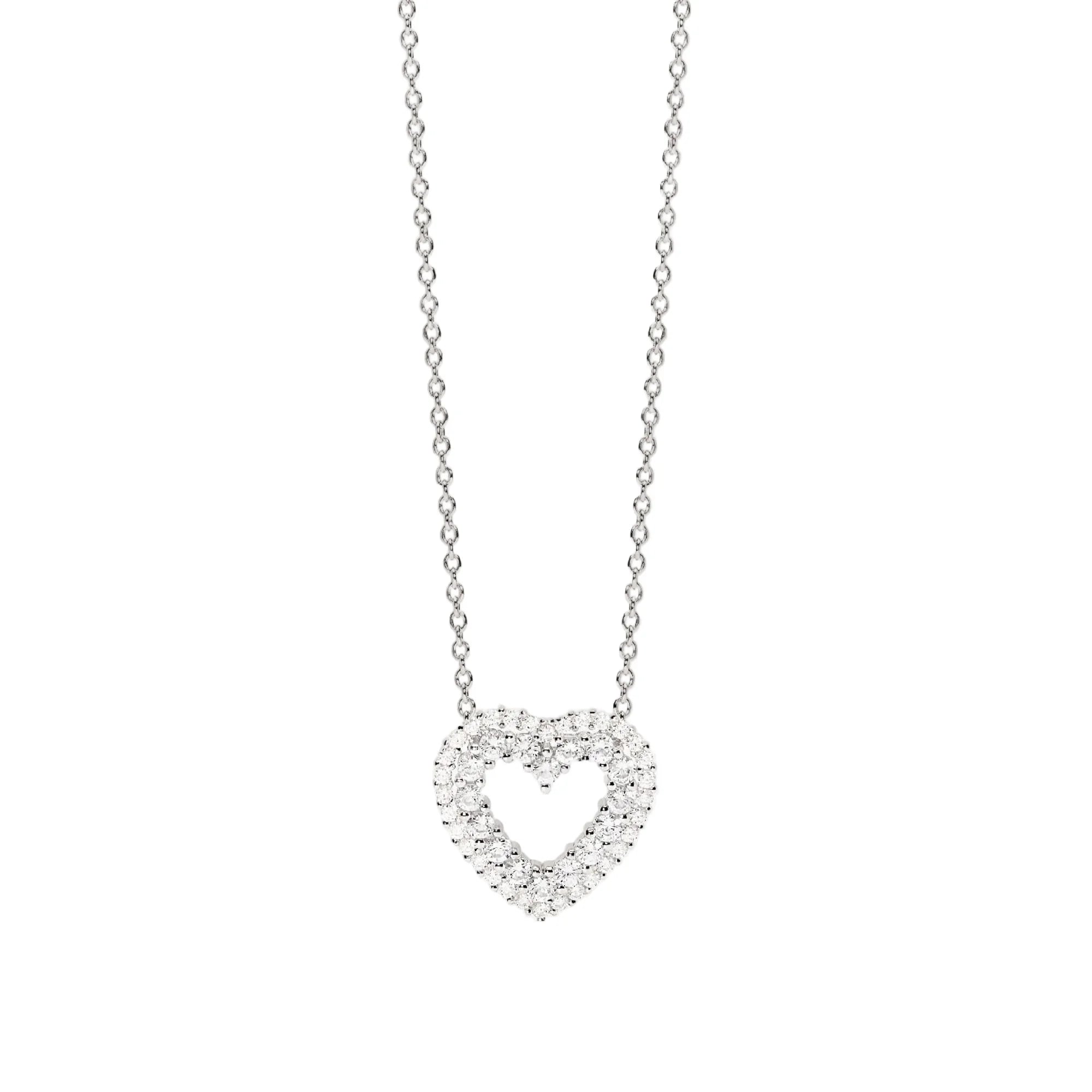 gargantilla para mujer corazon circonitas mabina