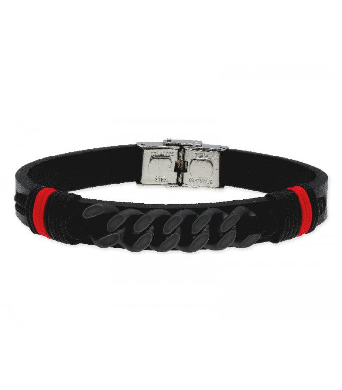 Pulsera de Cuero para Hombre BÁRBARO de LISKA