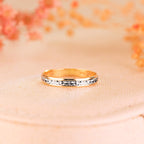 Alianza de Boda Bicolor Oro Blanco 9k para Hombre y para Mujer Ocasiones Especiales