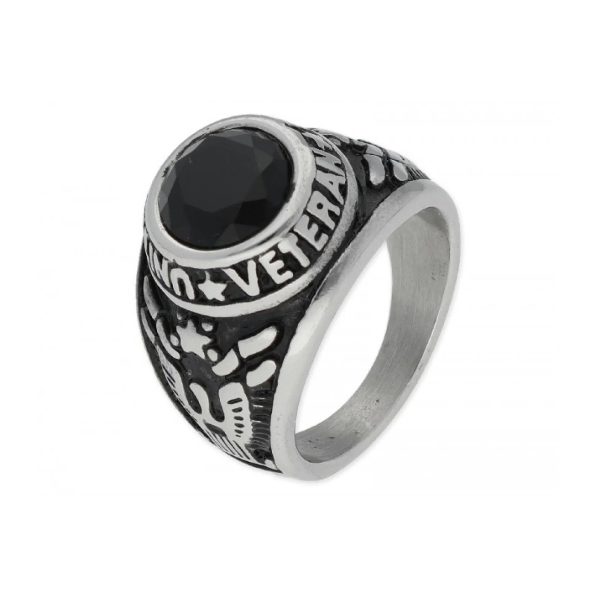 Anillo de Acero VETERAN para Hombre de LISKA Colección URBAN