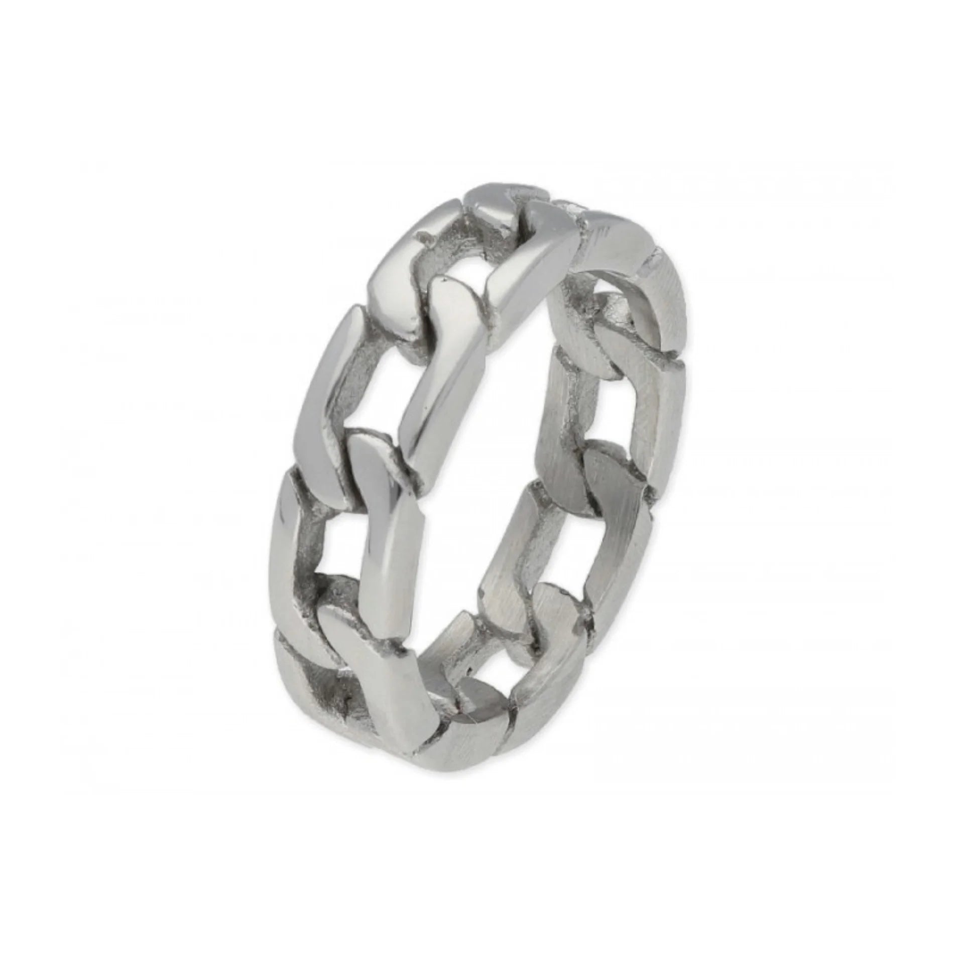 Anillo de Acero para Hombre ESLABÓN de LISKA