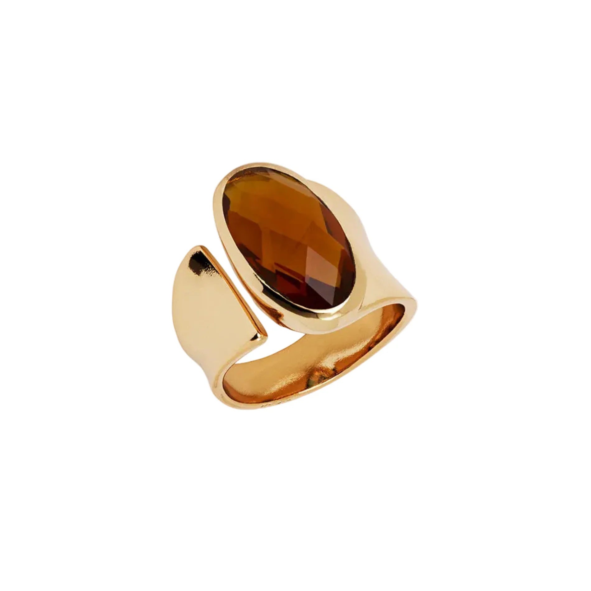 Anillo para Mujer Ancho Honey Oro 18K