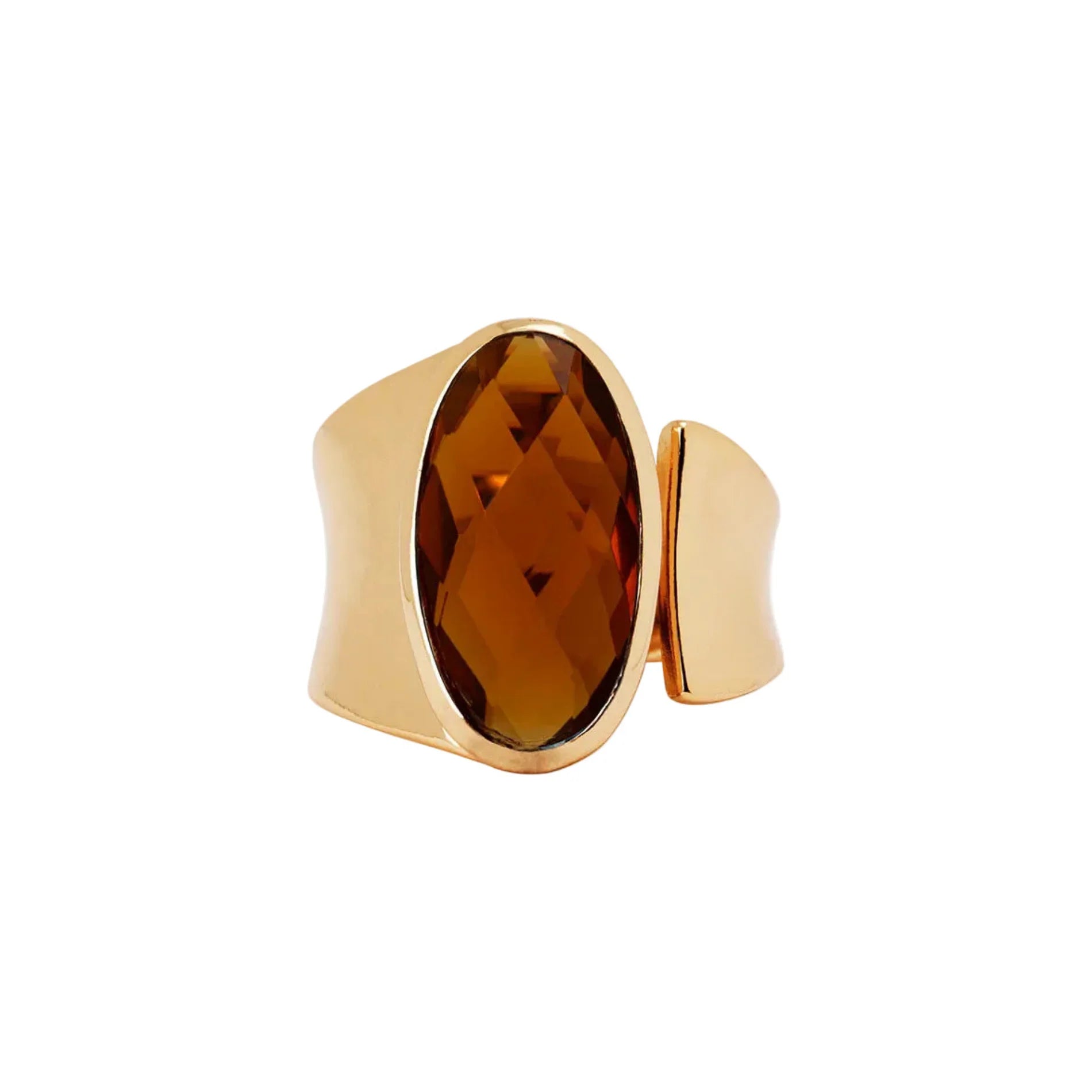 Anillo para Mujer Ancho Honey Oro 18K