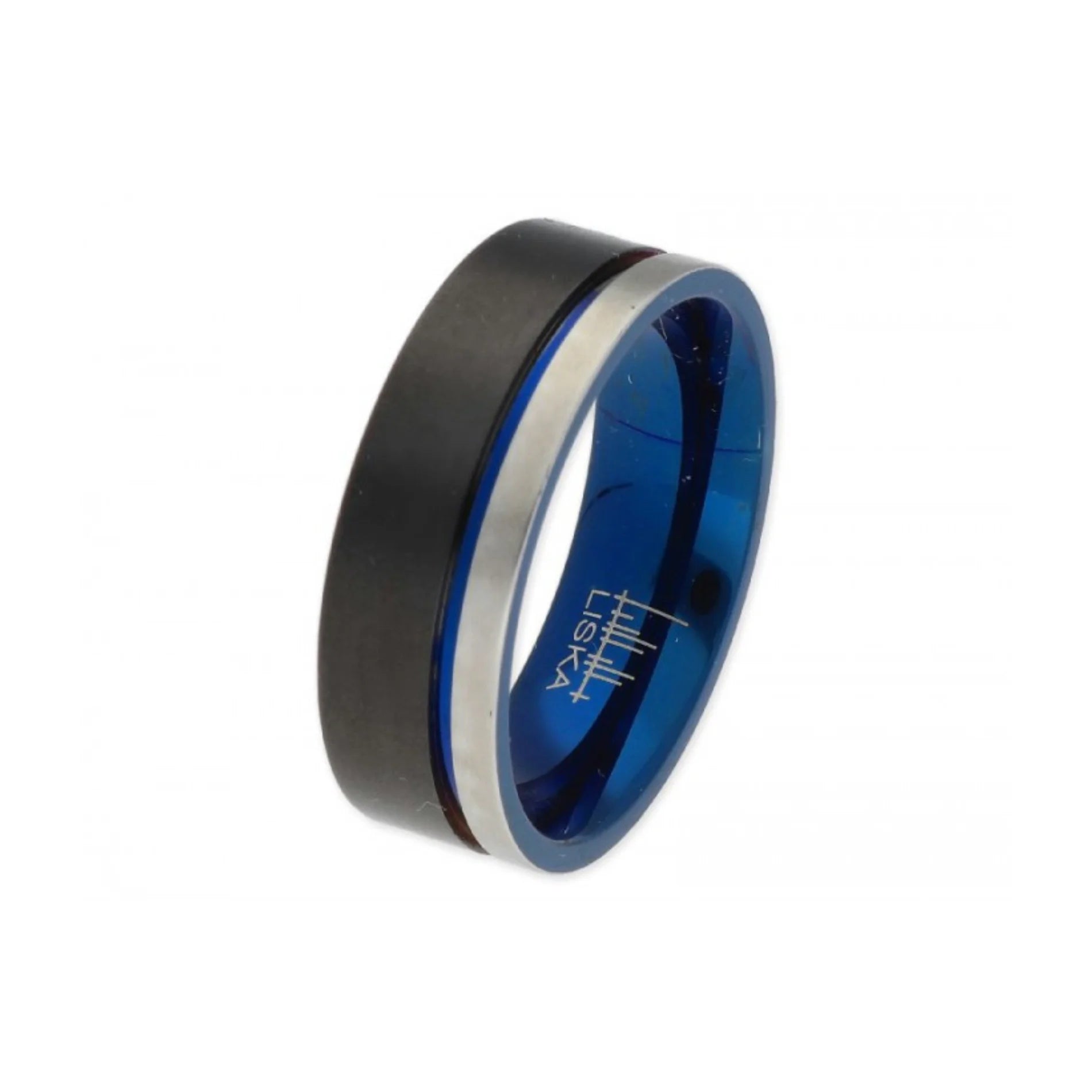 Anillo Acero para Hombre LISKA BLUE MAN