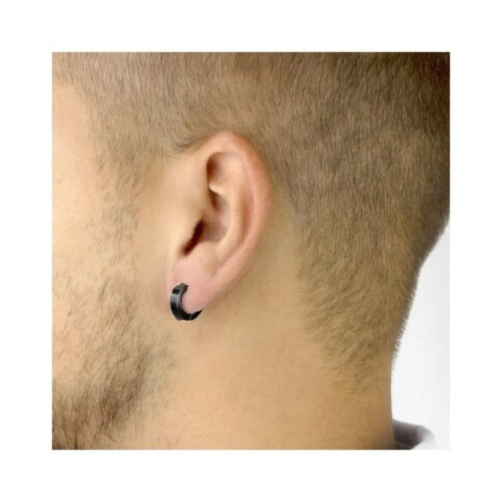 Aro Acero para Hombre (Negro, Dorado o Plateado)