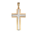 CRUZ ORO BICOLOR Infantil Comunión Unisex Ocasiones Especiales
