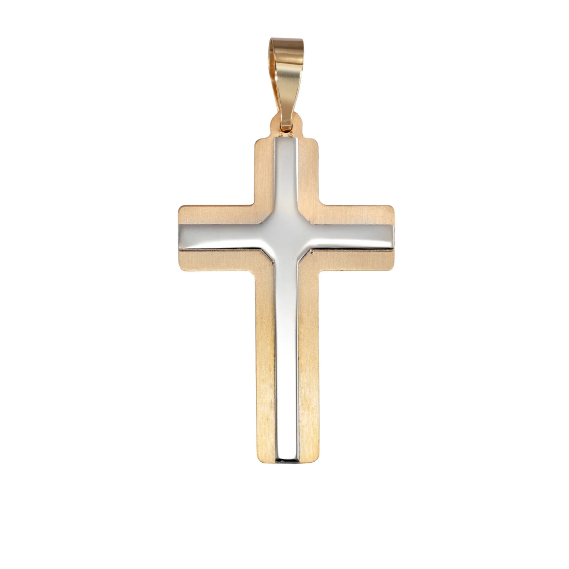 CRUZ ORO BICOLOR Infantil Comunión Unisex Ocasiones Especiales