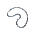 Cadena de Acero para Hombre Bicolor Plateado y Azul LISKA