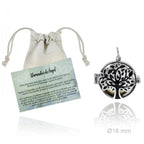 Colgante para Mujer Llamador de Ángel Árbol de la Vida en Plata