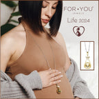 Colgante para Mujer Llamador de Ángel en Bronce Dorado