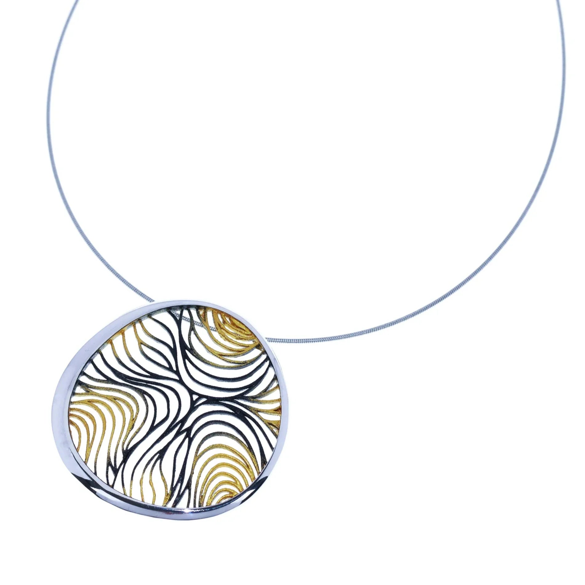 Colgante para Mujer OCEAN de Plata Orfega Artesanal