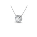 Colgante para Mujer  Plata de Ley con Diamantes LAB Grown