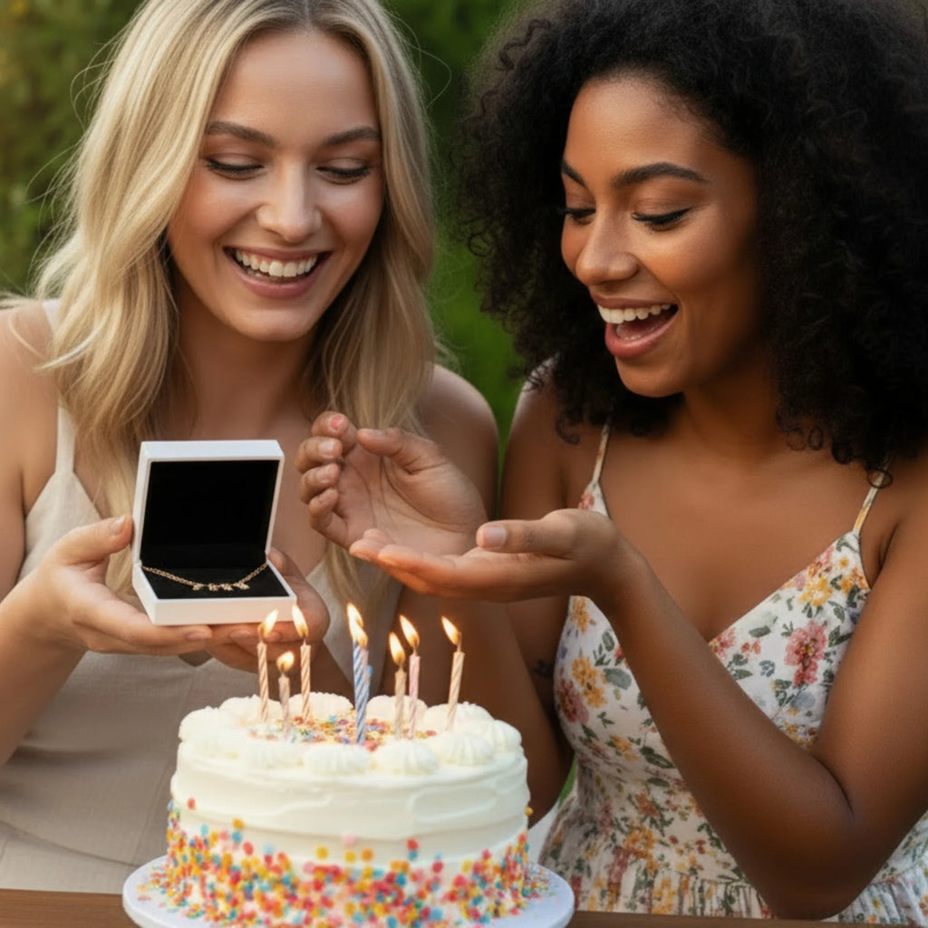 Collar para Mujer Iniciales Personalizable Plata y Plata Chapada en Oro y Circonitas