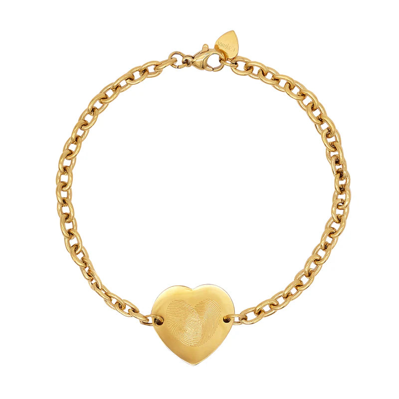 Pulsera para Mujer Heart Acero/Dorada de Emotion