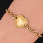 Pulsera para Mujer Heart Acero/Dorada de Emotion