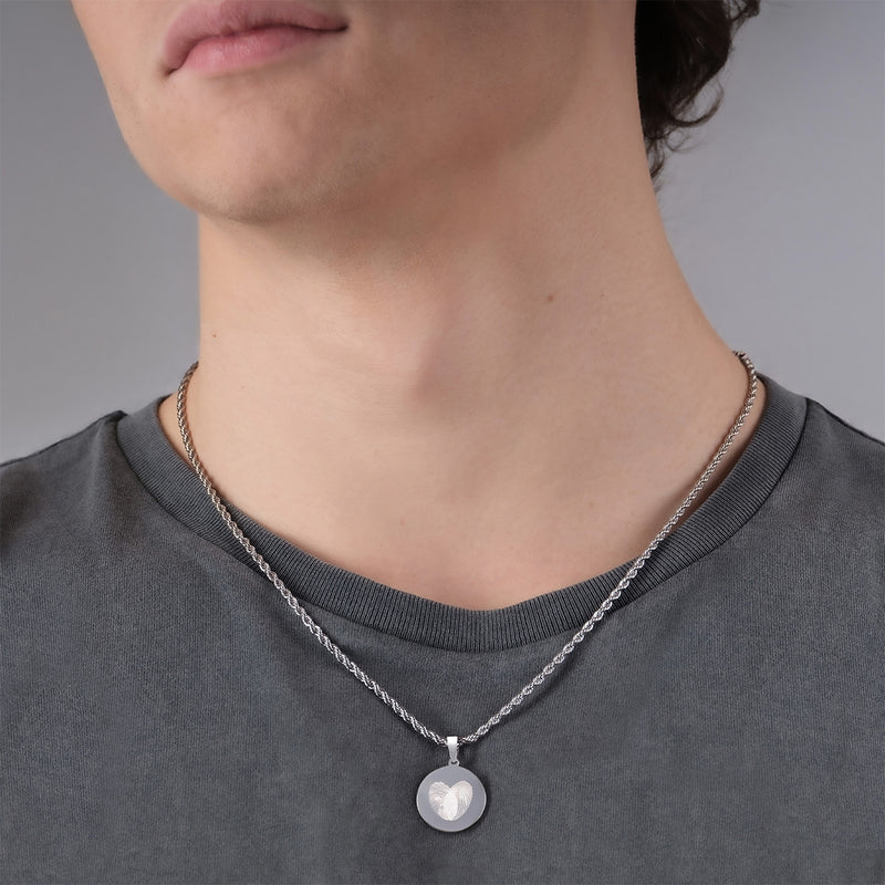 Collar para Mujer y para Hombre Round Tag Unisex Emotion