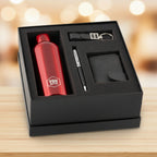 Estuche con Bolígrafo, Botella, Llavero y Billetera para Hombre