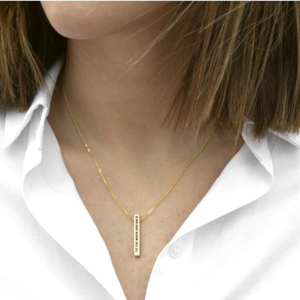 Gargantilla LINGOTE Personalizable para Mujer Plata/Oro