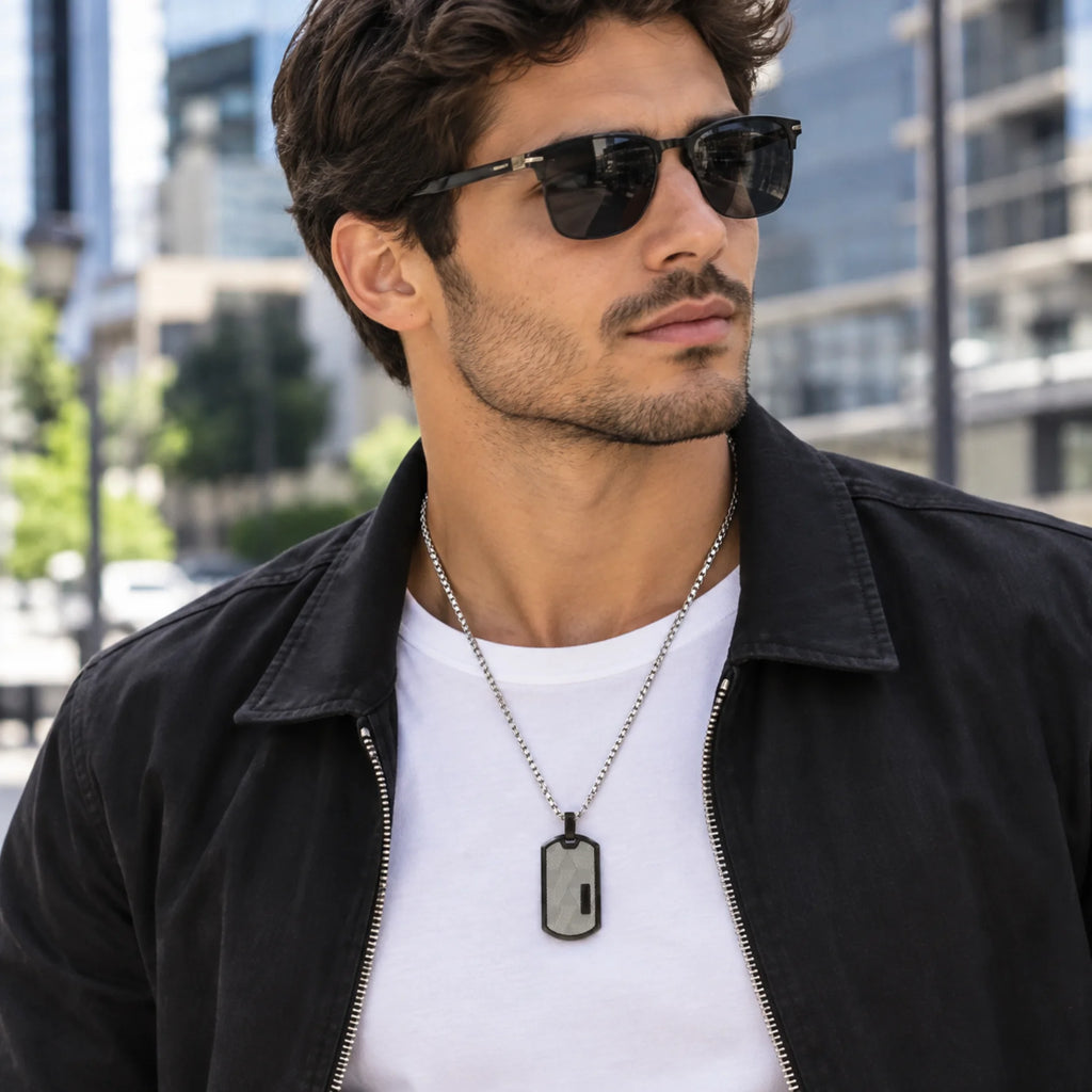 Gargantilla Urban Black de Acero 316L Unisex
