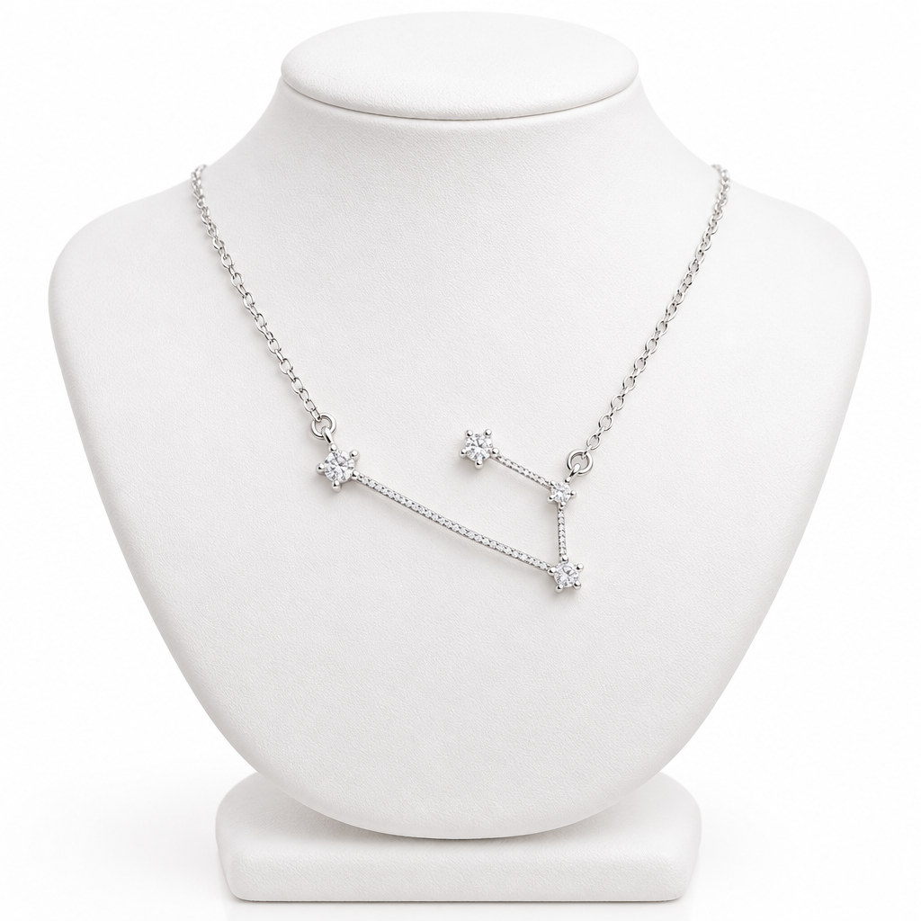Gargantilla para Mujer HORÓSCOPOS con CONSTELACIONES Plata y Circonitas ThaiBa Aries