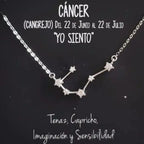 Gargantilla para Mujer HORÓSCOPOS con CONSTELACIONES Plata y Circonitas ThaiBa