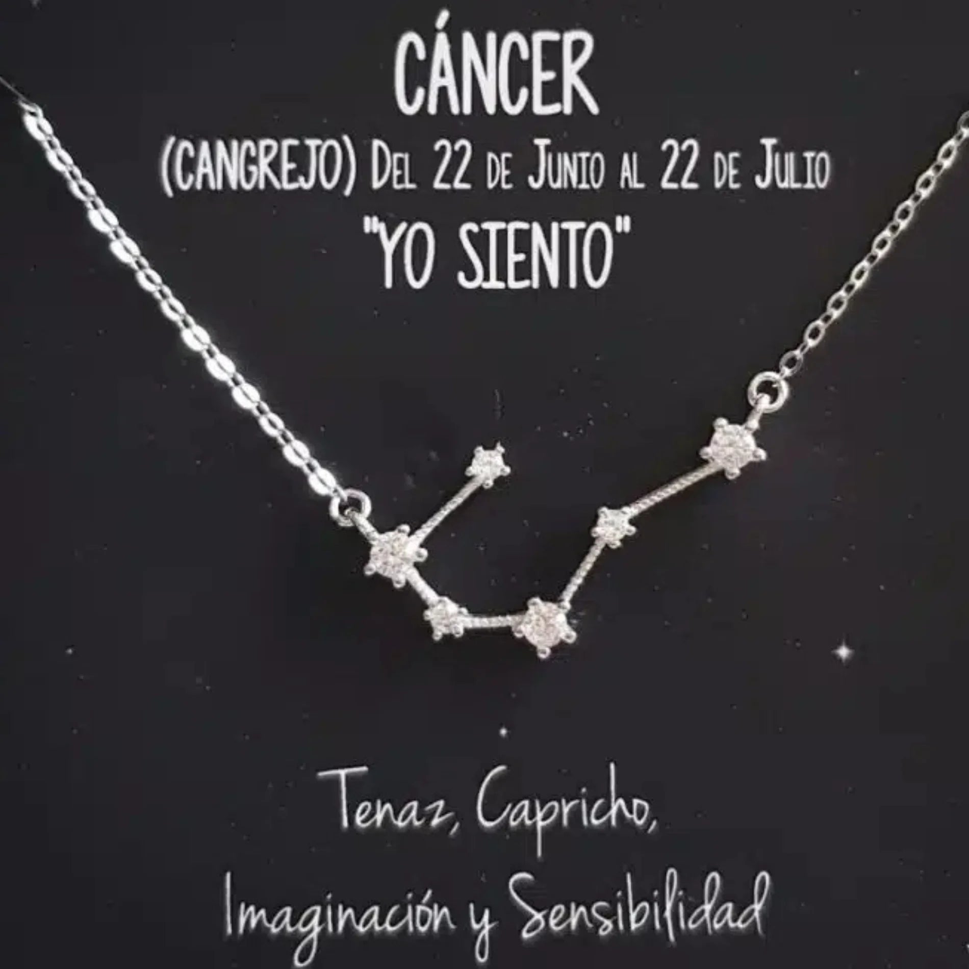Gargantilla para Mujer HORÓSCOPOS con CONSTELACIONES Plata y Circonitas ThaiBa