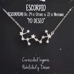 Gargantilla para Mujer HORÓSCOPOS con CONSTELACIONES Plata y Circonitas ThaiBa