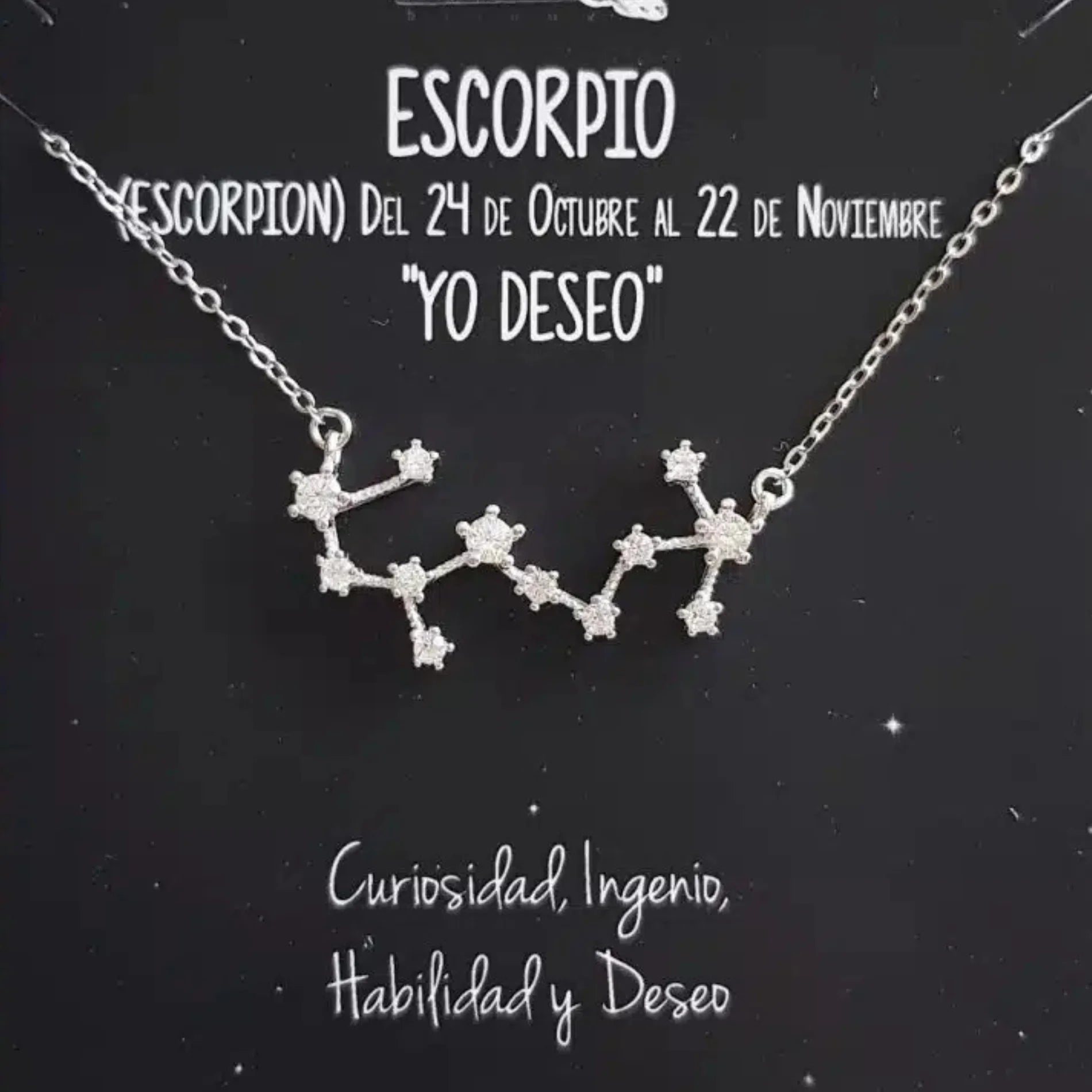 Gargantilla para Mujer HORÓSCOPOS con CONSTELACIONES Plata y Circonitas ThaiBa