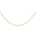 Gargantilla para Mujer de Acero 316L Dorada Celestial con Estrellas y Lunas