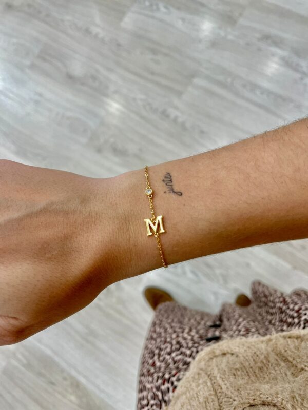 Pulsera INICIAL para Mujer de Plata Personalizada