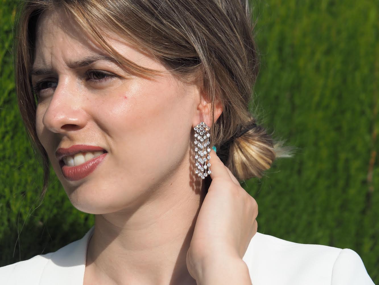 Pendientes NIÁGARA para Mujer Plata Circonitas Fiesta Ocasiones Especiales