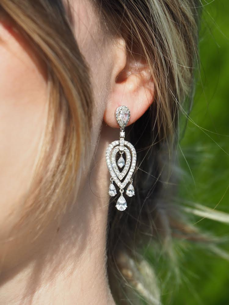 Pendientes de Fiesta MILENA Plata para Mujer