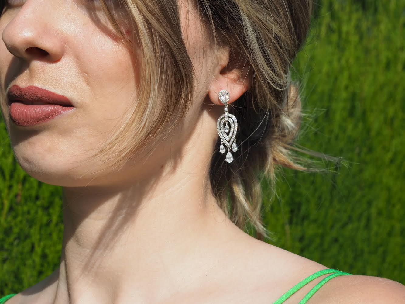 Pendientes de Fiesta MILENA Plata para Mujer