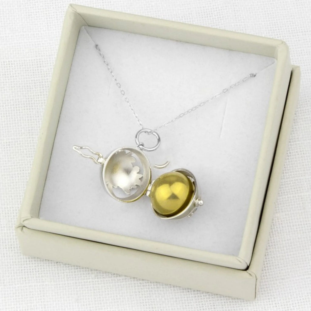 LLAMADOR DE ÁNGEL | Plata de Ley y Protección Colgante para Mujer