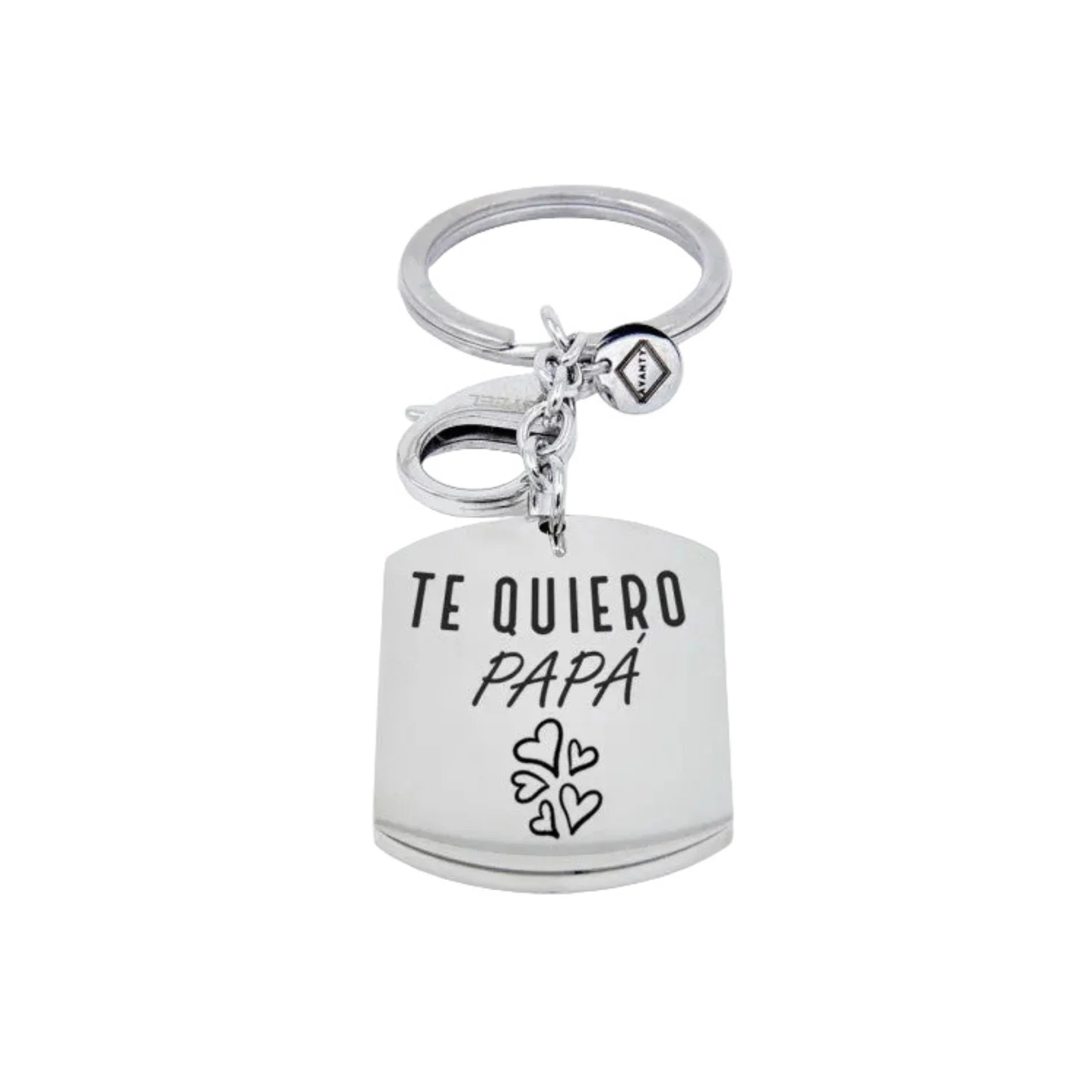 Llavero para Hombre de Acero "Te quiero Papá"