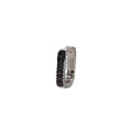 Pendiente para Hombre de Aro Acero Inoxidable 316L Rectangular