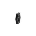 Pendiente para Hombre de Aro Hexagonal Acero Inoxidable 316L PVD Metalizado Negro