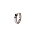 Pendiente para Hombre de Aro Acero Inoxidable 316L Rayado