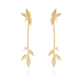 Pendientes para Mujer Largos Hiedra Oro 18k Boda Fiesta